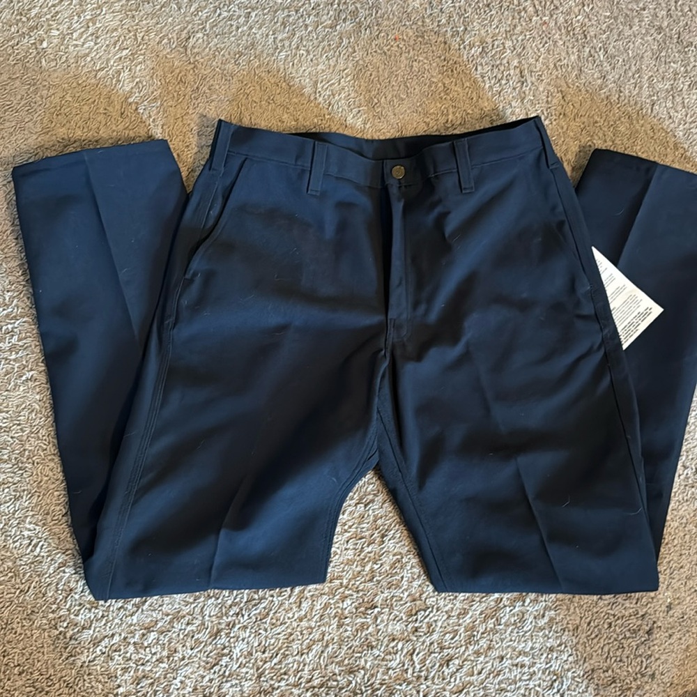Workrite Fire Service Nomex IIIA FR Pants Navy Blue 36x34 400NX75NB FP50NV
